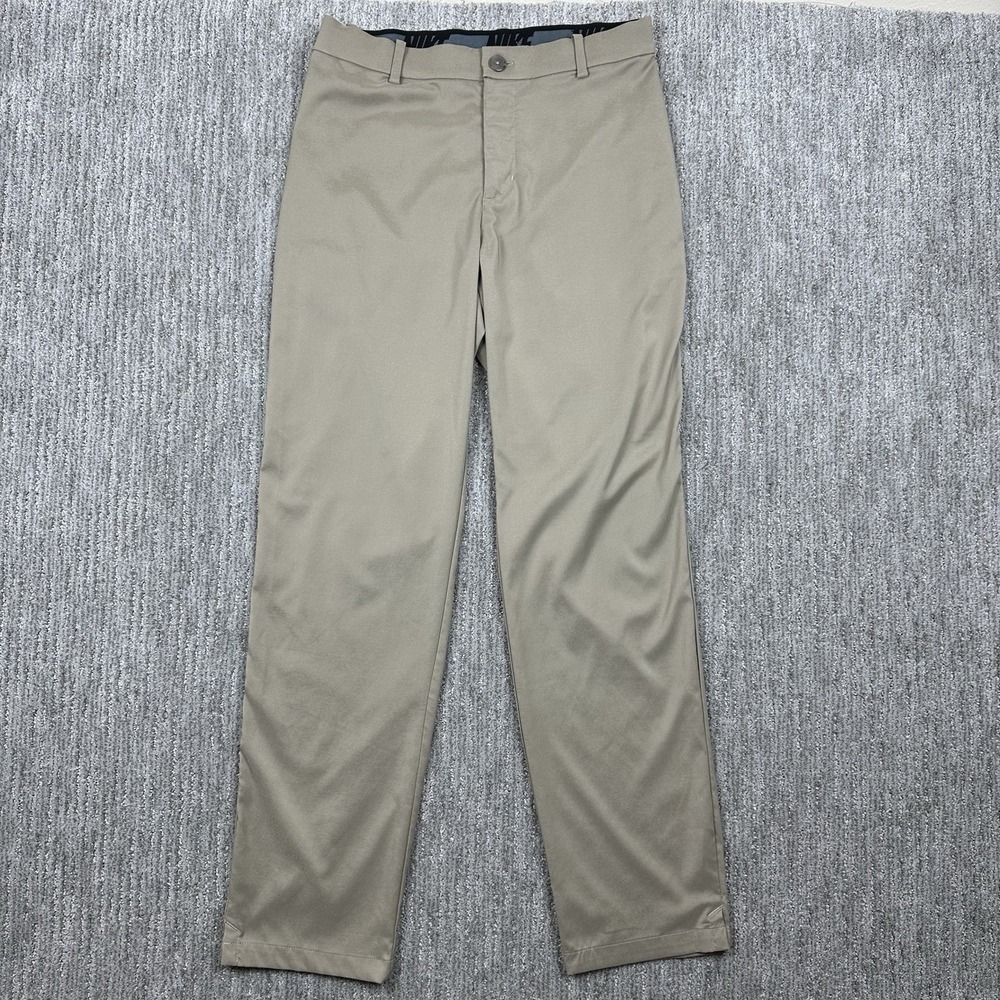 Nike Golf Dri-FIT Mens Golf Pants 30x32 Beige Active Casual Comfort